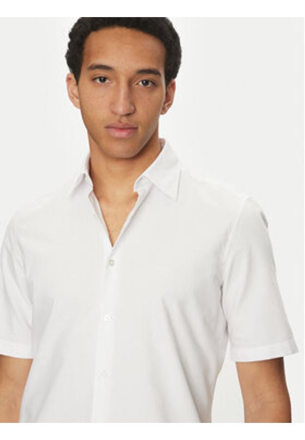 BOSS Koszula Rash_2 50537332 Biały Regular Fit. Kolor: biały. Materiał: bawełna