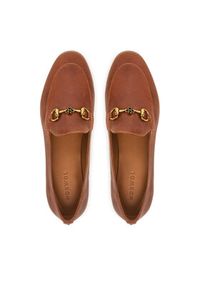 Nokwol Loafersy Gale Brązowy. Kolor: brązowy. Materiał: skóra