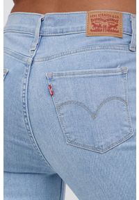 Levi's® - Levi's jeansy 720 damskie high waist. Okazja: na spotkanie biznesowe. Stan: podwyższony. Kolor: niebieski. Styl: biznesowy #4