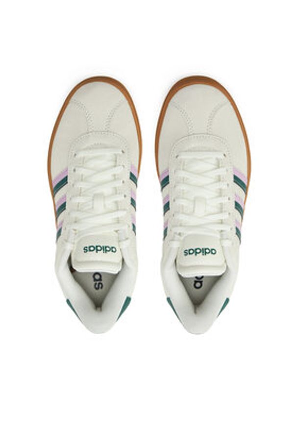 Adidas - adidas Sneakersy VL Court Bold JI1788 Beżowy. Kolor: beżowy. Materiał: zamsz, skóra