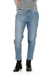 Wrangler - WRANGLER CROPPED STRAIGHT DAMSKIE SPODNIE JEANSOWE JEANSY DŻINS BLUE JEANS BABY W2297095Y #1