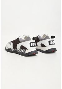 Sneakersy męskie DSQUARED2. Materiał: materiał, skóra. Wzór: aplikacja