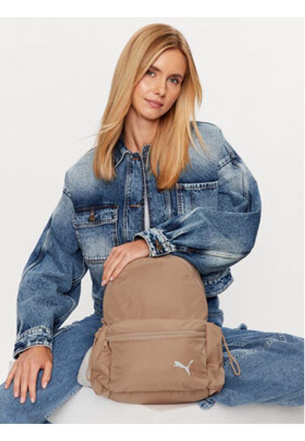Puma Plecak Core Her Backpack 079486 02 Beżowy. Kolor: beżowy. Materiał: materiał