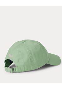 Ralph Lauren - RALPH LAUREN - Zielona czapka z daszkiem i logo. Kolor: zielony. Materiał: bawełna. Wzór: napisy #3