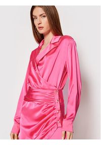 Please Sukienka koktajlowa A1EEQU9000 Różowy Regular Fit. Kolor: różowy. Materiał: syntetyk. Styl: wizytowy #2
