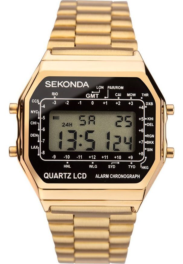 Zegarek Sekonda Zegarek męski Sekonda 1817 różowe złoto. Kolor: złoty, wielokolorowy, różowy