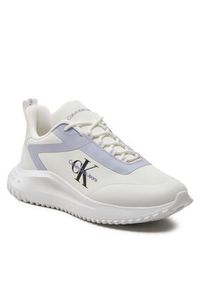 Calvin Klein Jeans Sneakersy Eva Runner Low Lace Mix Ml Wn YW0YW01442 Biały. Kolor: biały