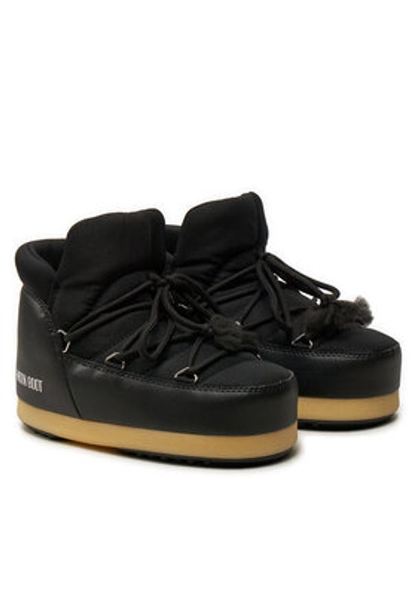 Moon Boot Śniegowce Evx Pumps Nylon 80D1470020 Czarny. Kolor: czarny. Materiał: skóra