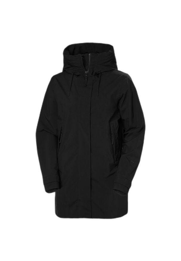 Damska kurtka wodoodporna Helly Hansen Victoria Mid Length. Kolor: czarny. Sport: turystyka piesza