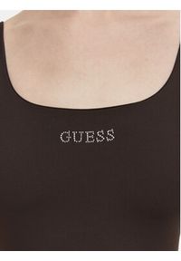 Guess Sukienka letnia V6YK07 K4711 Brązowy Slim Fit. Kolor: brązowy. Materiał: syntetyk. Sezon: lato #4