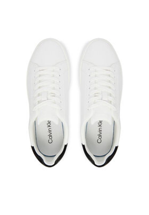 Calvin Klein Sneakersy Low Pro Cups Lth Ml HW0HW03146 Biały. Kolor: biały. Materiał: skóra