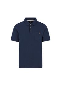 Polo Protest Charles. Okazja: na co dzień. Typ kołnierza: polo. Kolor: niebieski. Styl: casual #1