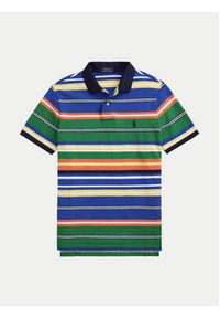 Polo Ralph Lauren Polo 710963480002 Kolorowy Custom Fit. Typ kołnierza: polo. Materiał: bawełna. Wzór: kolorowy