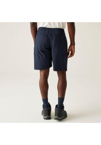 Regatta - Męskie spodenki Mallen. Kolor: niebieski. Materiał: tkanina, poliester. Sport: turystyka piesza #2
