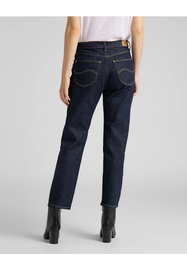 Lee - LEE CAROL DAMSKIE SPODNIE JEANSOWE NEW STRAIGHT L30UPO36 112106795
