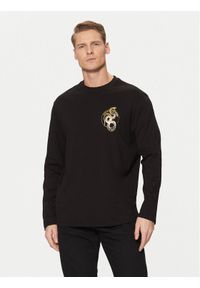 Armani Exchange Longsleeve XM000214 AF10356 UC001 Czarny Regular Fit. Kolor: czarny. Materiał: bawełna. Długość rękawa: długi rękaw