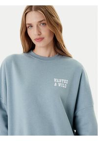 only - ONLY Bluza Stina 15357086 Błękitny Regular Fit. Kolor: niebieski. Materiał: bawełna #4