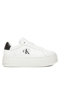 Sneakersy Calvin Klein Jeans. Kolor: biały