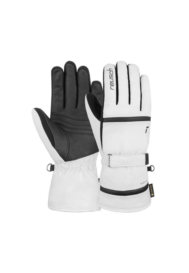 Reusch - Rękawice damskie REUSCH Alison GORE-TEX. Kolor: czarny, biały, wielokolorowy. Technologia: Gore-Tex. Sezon: zima. Sport: narciarstwo