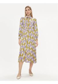 Liu Jo Sukienka koszulowa CA4360 TS555 Kolorowy Regular Fit. Materiał: syntetyk. Wzór: kolorowy. Typ sukienki: koszulowe #1