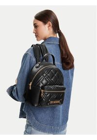 Love Moschino - LOVE MOSCHINO Plecak JC4148PP1NLA0000 Czarny. Kolor: czarny. Materiał: skóra