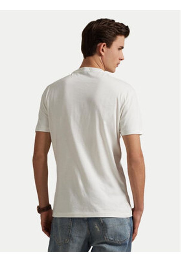 Polo Ralph Lauren T-Shirt 710P00085001 Biały Custom Slim Fit. Typ kołnierza: polo. Kolor: biały. Materiał: bawełna