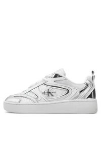 Calvin Klein Jeans Sneakersy Basket Cupsole Low Mix Ml Mr YW0YW01386 Biały. Kolor: biały #3
