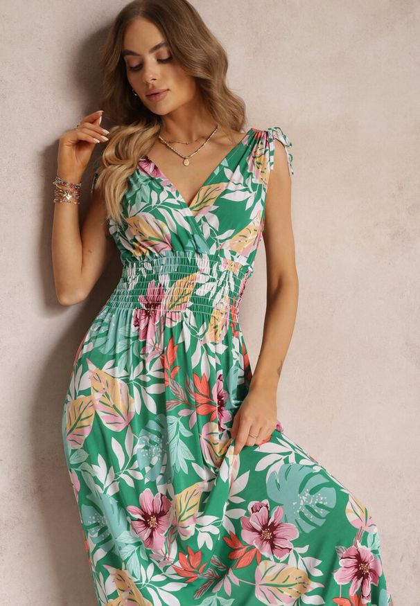 Renee - Zielona Sukienka Lydena. Kolor: zielony