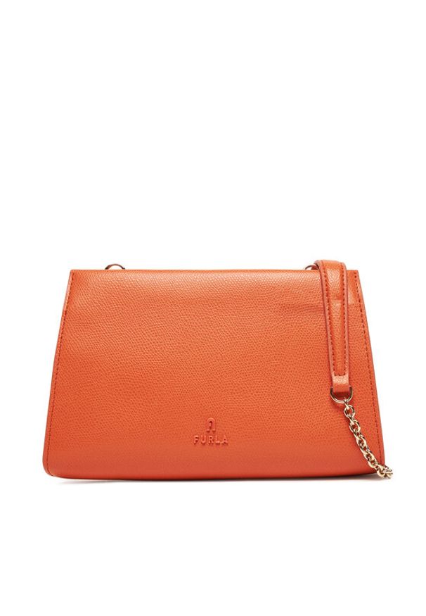 Furla Torebka WE00774 ARE000 CN KP000 Pomarańczowy. Kolor: pomarańczowy. Materiał: skórzane