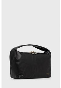 Furla torebka skórzana kolor czarny. Kolor: czarny. Materiał: skórzane. Rodzaj torebki: na ramię #3