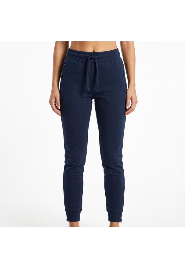 LEGEA - Spodnie sportowe z bawełny PANT F SKINNY oversize. Kolor: niebieski. Materiał: bawełna. Sport: fitness