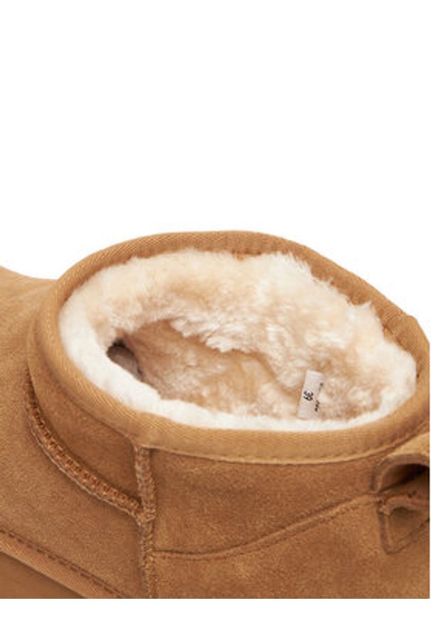 DeeZee Śniegowce DZN-005 Brązowy. Kolor: brązowy. Materiał: zamsz, skóra