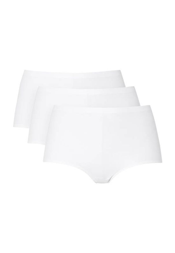 Cellbes Bezszwowe majtki z wysokim stanem 3 Pack biały female biały 62/64. Stan: podwyższony. Kolor: biały. Materiał: bawełna