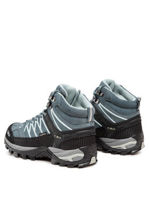 CMP Trekkingi Rigel Mid Wmn Trekking Shoe Wp 3Q12946 Niebieski. Kolor: niebieski. Materiał: zamsz, skóra