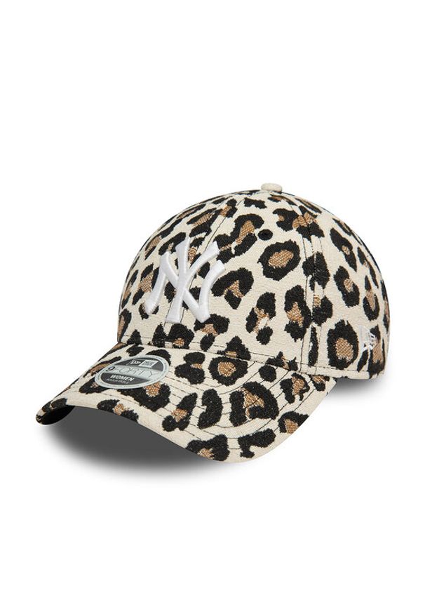 New Era Czapka z daszkiem Leopard 9Forty 60565254 Beżowy. Kolor: beżowy. Materiał: materiał