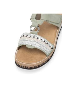 Rieker Klapki V79M6-52 Zielony. Kolor: zielony. Materiał: syntetyk #2