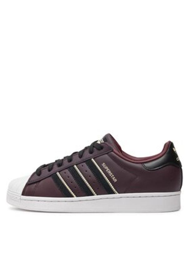 Adidas - adidas Sneakersy Superstar Shoes HP2856 Bordowy. Kolor: czerwony. Materiał: skóra. Model: Adidas Superstar