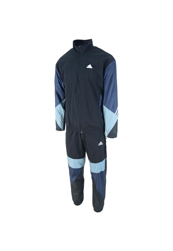 Adidas - Dres adidas Future Retro Woven, Mężczyźni. Kolor: czarny. Materiał: dresówka. Sport: fitness
