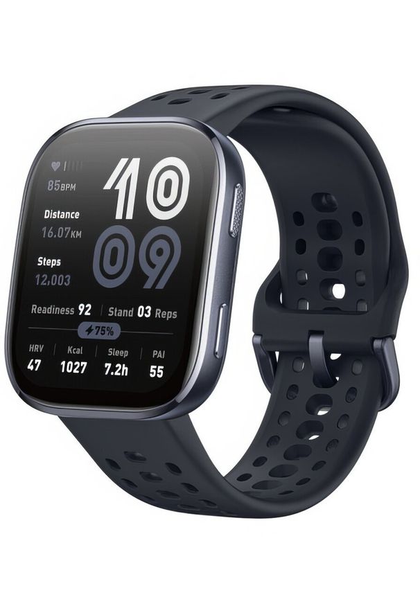 AMAZFIT - Smartwatch Amazfit Bip 6 Czarny (W2435EU1N). Rodzaj zegarka: smartwatch. Kolor: czarny