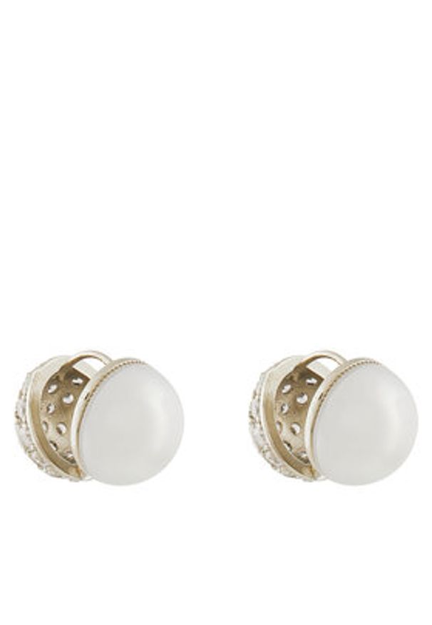 Aldo Kolczyki Pearlgem 13868568 Srebrny. Materiał: metalowe. Kolor: srebrny