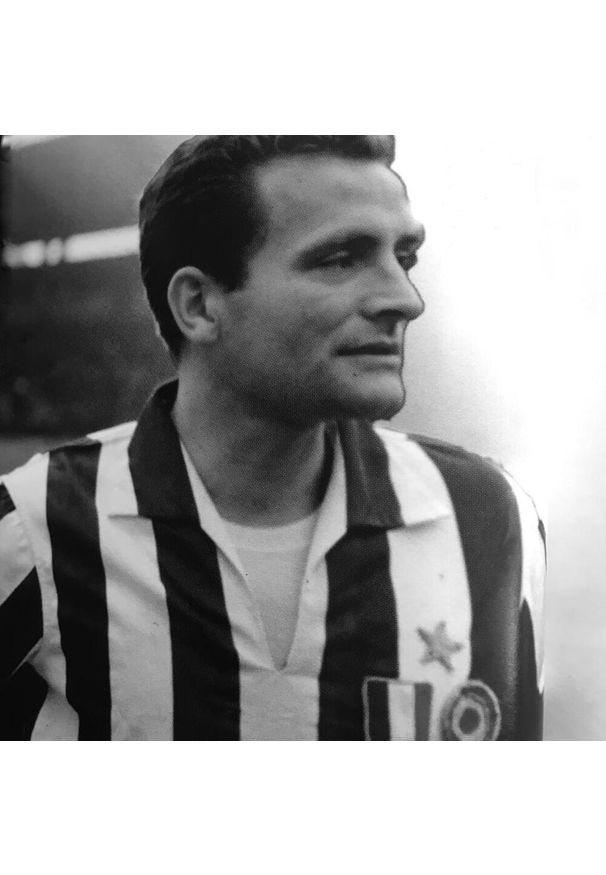 COPA FOOTBALL - Koszulka piłkarska retro dla dorosłych Juventus 1960-61. Kolor: czarny. Sport: piłka nożna