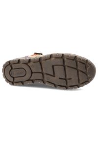 Żółte Botki Rieker Ocieplane Buty Damskie. Okazja: na co dzień. Zapięcie: sznurówki. Kolor: żółty. Materiał: dzianina. Wzór: kolorowy. Sezon: zima, jesień. Styl: casual, elegancki #4