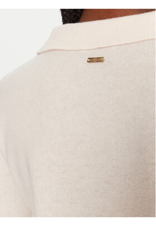 Fracomina Sweter FR25WT7008K47301 Écru Regular Fit. Materiał: wełna