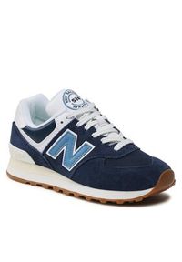 New Balance Sneakersy U574BU2 Granatowy. Kolor: niebieski. Materiał: zamsz, skóra. Model: New Balance 574 #4