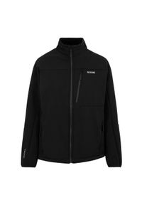 Regatta - Męska Kurtka Soft Shell Mountdale. Kolor: czarny. Sport: turystyka piesza #1