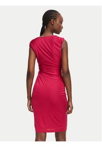 Marciano Guess Sukienka koktajlowa G6GK24 K3066 Różowy Slim Fit. Kolor: różowy. Materiał: wiskoza. Styl: wizytowy #3
