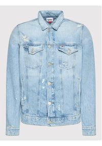 Tommy Jeans Kurtka jeansowa DM0DM12746 Niebieski Regular Fit. Kolor: niebieski. Materiał: bawełna #3
