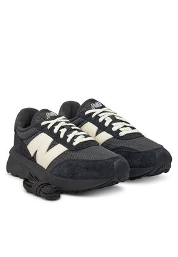New Balance Sneakersy U370PB Czarny. Kolor: czarny. Materiał: zamsz, skóra