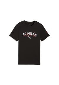 Puma - Młodzieżowa koszulka AC Milan FtblCulture PUMA. Kolor: czarny, wielokolorowy, biały. Sport: piłka nożna #1