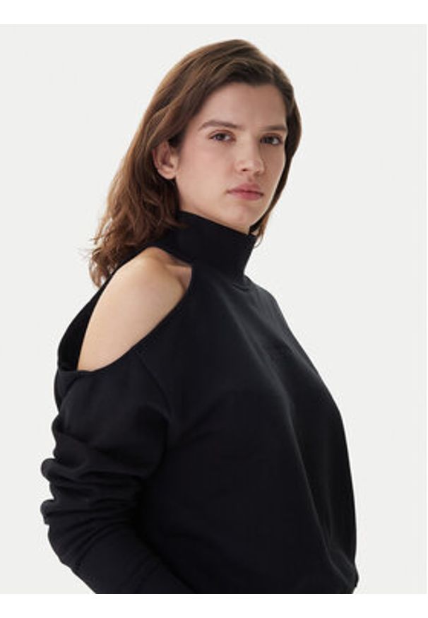 Karl Lagerfeld Jeans Bluza B1W20043 Czarny Relaxed Fit. Kolor: czarny. Materiał: bawełna